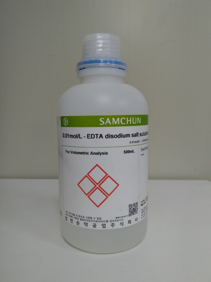 0.01 mol/L EDTA 0.01N (Samchun) - 0.01M Ethylenediaminetetraacetic Acid Disodium Salf