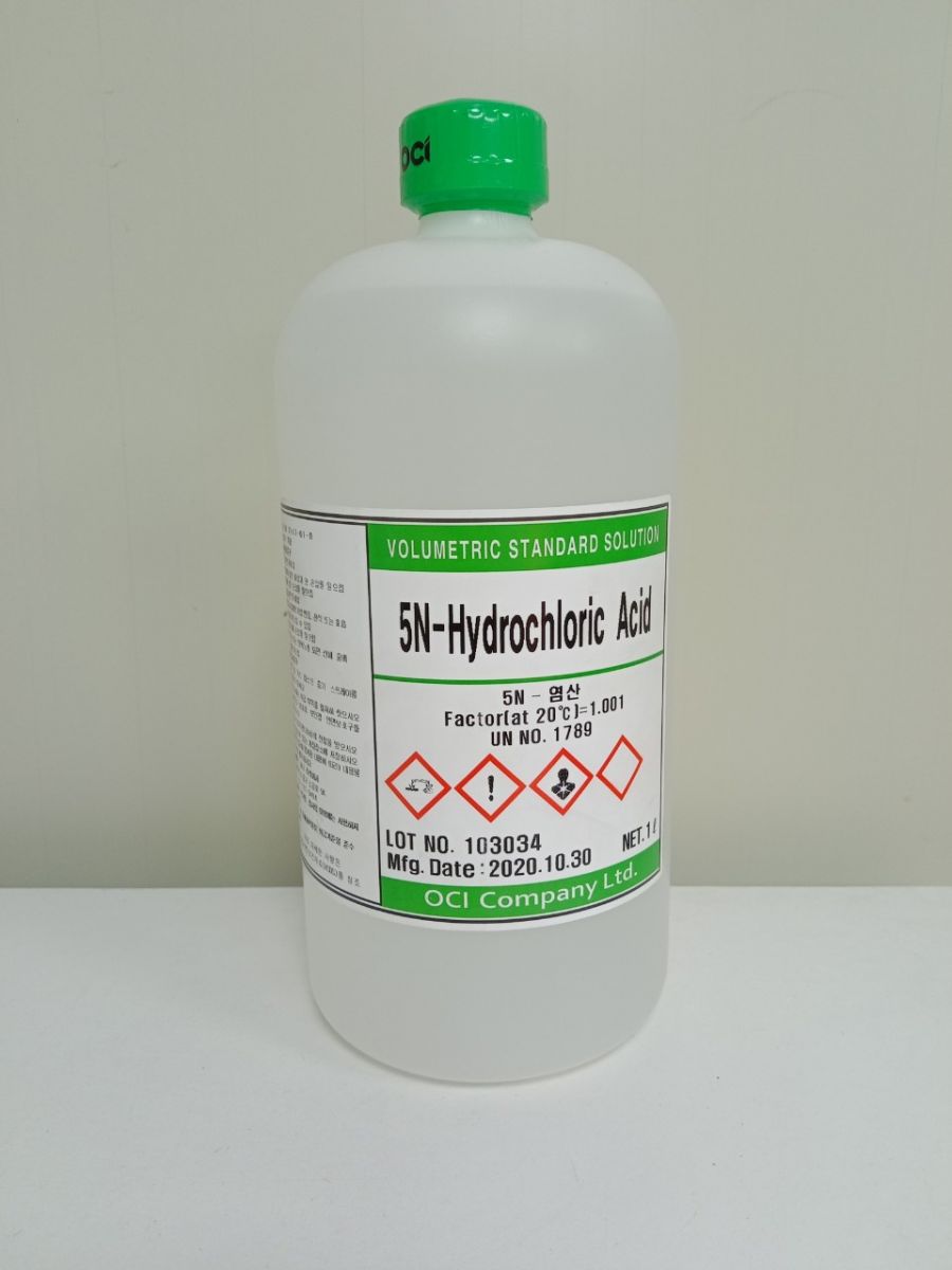 Hydrochloric acid 5N -  HCL 5N (OCI)